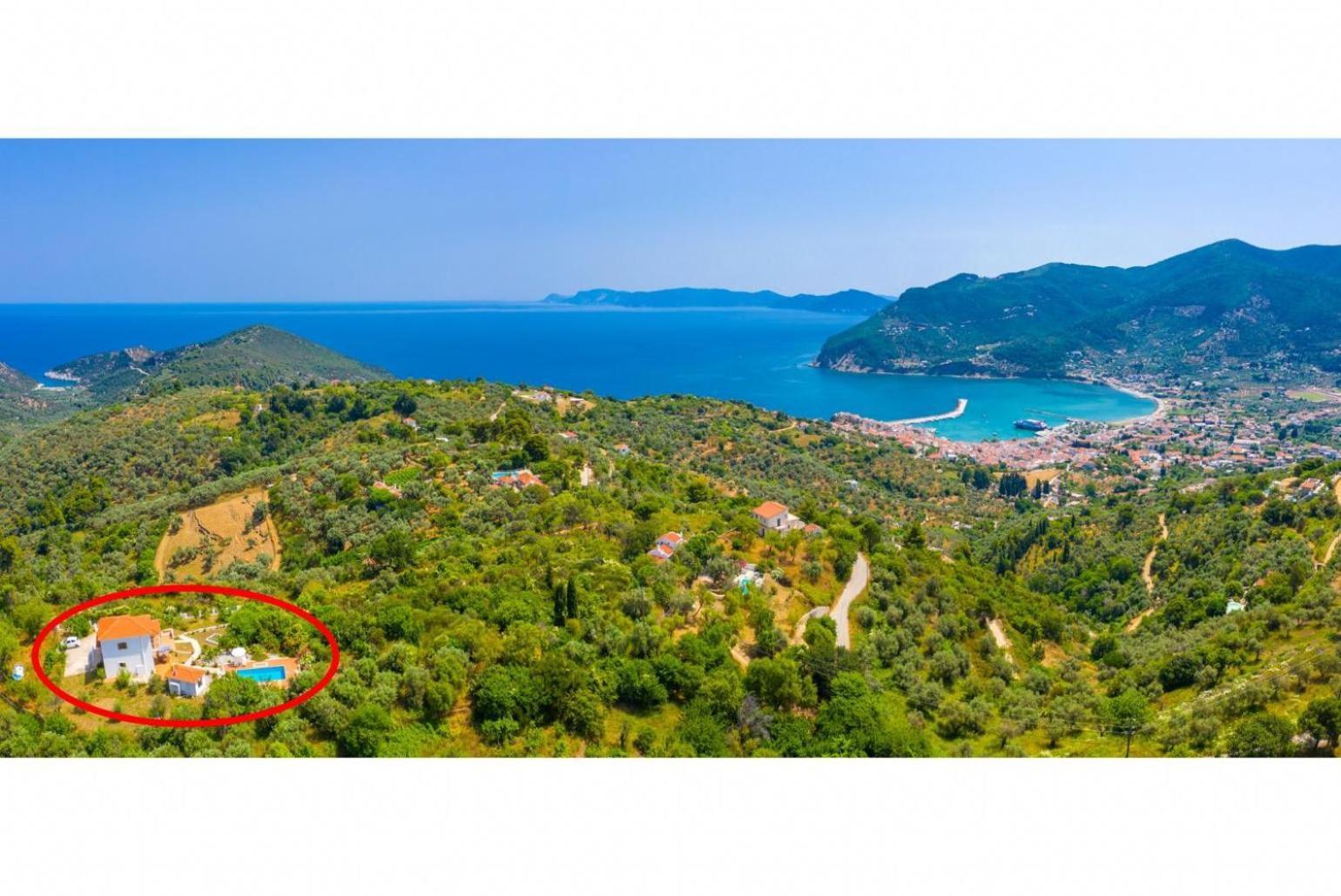Villa Glafki Panormos  Екстериор снимка