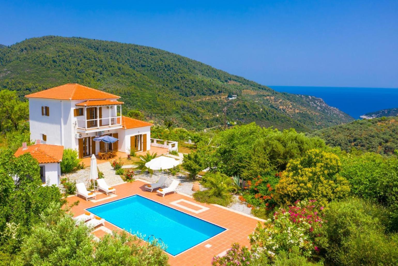 Villa Glafki Panormos  Екстериор снимка